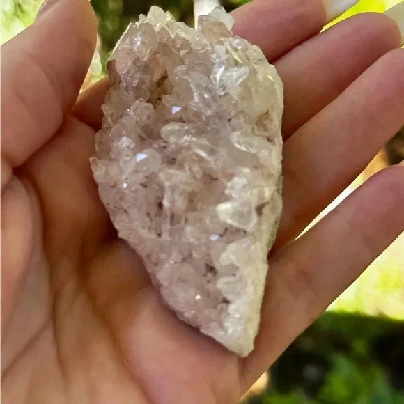 AAA Pink Lemurian & Fuchsite Columbia Cluster Point Crystal House of Gems 💎 - Picture 6 of 6